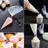 LoveBB 500 Pcs Disposable Piping Bags, 10.6 inch Thick Tipless Pastry Bags for Icing Frosting, Baking Cookies Cupcake