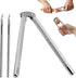 Farberware 3-Piece Seafood Nutcracker Set, Stainless Steel Shell Cracker & Picks -