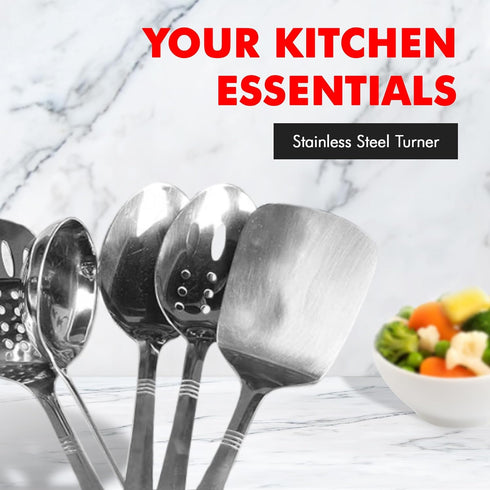 Chef Craft Select 13.5-Inch Stainless Steel Turner/Spatula