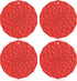ME.FAN Silicone Trivet Mats, 4 Pack Heat Resistant Pot Holders, 7.4'' Thickened Hot Pads for Kitchen Counter