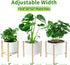 8 9 10 11 12 inch Aripark Plant Stand Indoor Adjustable, Metal Modern Plant Stands, Small Heavy Duty Stable Plant Pot