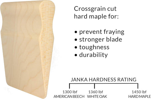 Bee9 Maple Wood Kids Knife, Toddler Kitchen Tool for Cooking