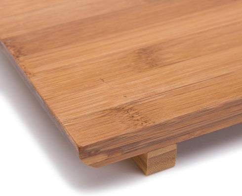 THY COLLECTIBLES Sashimi Sushi Bamboo Serving Geta Plate, Japanese Style Tableware Bamboo Sushi Board