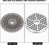 Meat Grinder Blade Mincer Plate Disc Knife Replacement Accessories, Stainless Steel Discs for Mixer FGA