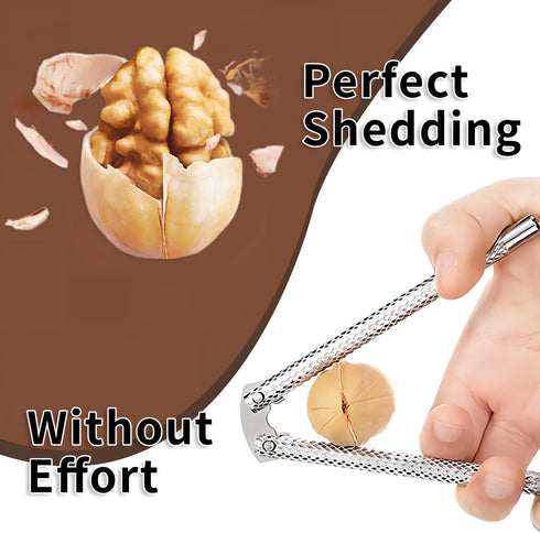 Nut Cracker Tool,Stainless Steel Nut Crackers for All Nuts Walnuts Seafood