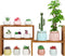 5 Tiered Small Window Plant Shelf,Wooden Desktop Plant Stand Indoor ,Table Top
