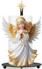 Shellwei Christmas Angel Paper Towel Holder with Round Base Christmas Bathroom Decor