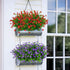 6 Bundles Outdoor Artificial Flowers - UV Resistant Fake Boxwood Plants for Indoor Outside Hanging Plants Garden Decor