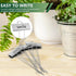30-Pack 10.6'', 3.5''X 1.2'' STARTOSTAR Metal Plant Labels Weatherproof Garden Markers,Height Label Area Reusable