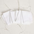 Bar Mop Cleaning Towels, Set of 6, 100% Cotton, 16” x 19”, Brilliant White, Machine Washable
