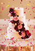Burgundy Gold Confetti Decorations, Table Decorations for Graduation, Engagement, Birthday, and Weddings