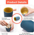 PNDID 4 Pieces Plastic Bathroom Tumblers, Unbreakable Toothbrush Cup, Plastic Mouthwash Cup Toothbrush Holder (Light