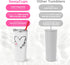 Nurse Travel Tumbler - Stainless Steel Vacuum Insulated Mug with Lid and Straw - Cute Coffee Cup for New Nurses