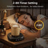 Set, 4 8 Coffee Mug Warmer & Unique Marbling Mug Smart Heated Electric Cup Warmer for Desk Office, Temperature Control