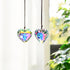 H&D HYALINE & DORA 2PCS 50mm Suncatcher Crystal Heart Prisms Hanging for