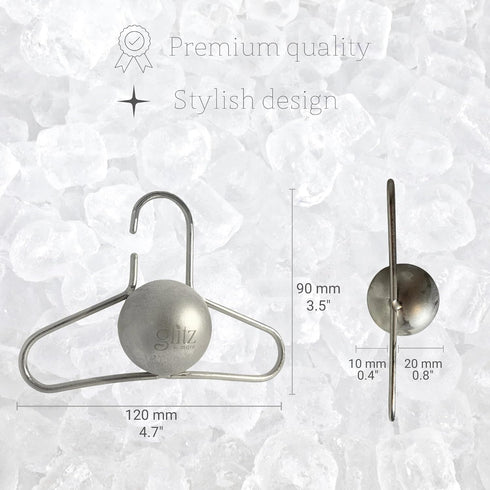 Stainless steel Chilling Coffee Espresso Ball for Coffee Lovers Gold Silver Java Ball Brew Chilling Ball (Silver)