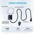 150W Chicken Waterer Heater, Aluminum Utility De-Icer for Farm & Livestock, Non-Conductive and Anti-Rust Heated Chicken