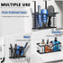Carwiner Hair Dryer Holder, 2PC Adjustable Height Hair Tool Organizer, Wall Mounted/Cabinet Door Storage for Blow