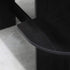Furinno Compact Computer Desk with Shelves, Round Side, Americano/Black Finish