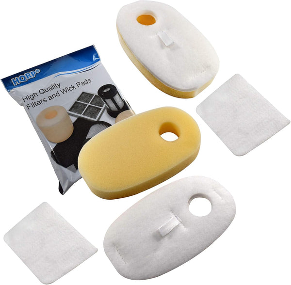 HQRP 2-pack Filter Kit for Shark Rocket DuoClean series HV380, HV380UK, HV380UKT, HV380W, HV381, HV381C, HV382, HV384Q