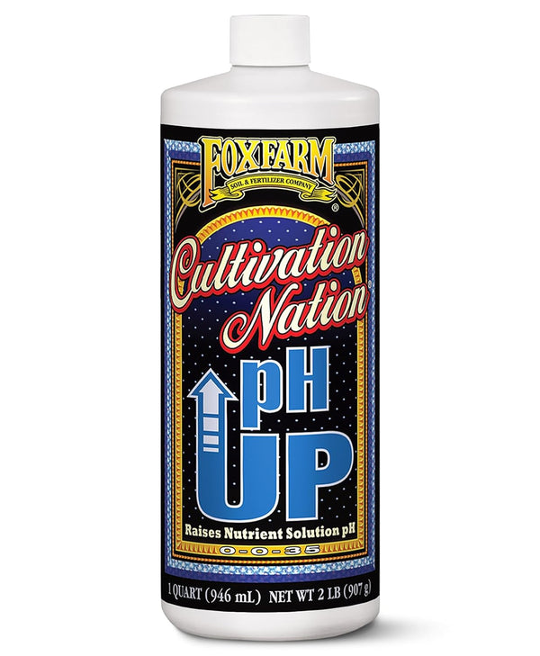 FoxFarm Cultivation Nation pH UP for Plants Nutrient Solutions - Formulated with