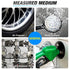 MEANLIN MEASURE Stainless Steel Pressure Cooker Gauge, 0-20Psi 2" Dial Face, Lower Mount Pressure Tank Table