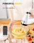 SHARDOR Hand Mixer Electric, 6 Speed & Turbo Handheld Mixer with 5 Stainless Steel Accessories, Snap-On Storage Case