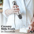 Zulay 3-in-1 Handheld Immersion Blender - 800 Watt with 12 Speeds, Whisk, Frother & Stick Blender (Gray)