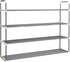 Home-Complete Shoe Rack - 4-Tier Shoe Organizer for Closet, Bathroom, Entryway -