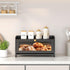 Countertop, JANSNIMEN Bread Box for Kitchen Large Bread Container Storage, Wooden Farmhouse Bread Box with Window Bread