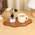 Small Decorative Tray Wood Decorative Serving Tray for Candles Perfume, Cloud Wooden Jewelry Tray Trinket Dish, Wooden