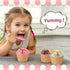 32 Pack 8 Summer Reusable Plastic Ice Cream Bowls and Spoons Candy Colors Ice Cream Cups Ice Cream Party Decorations