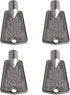RDEXP Freezer Door Keys Set of 4, 1.77x0.98inch Replaces AP6012757 AP2940188 WP842177