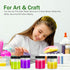 SLifeJars 24 Pack 8oz Plastic Jars with Lids, Clear Stackable Round Empty Jars with Black Lids for Kitchen Storage,
