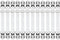 Boao 12 Pcs Adjustable Bed Sheet Clips Straps, Elastic Mattress Grippers Holder for Home, White, 14-28 Inch Length