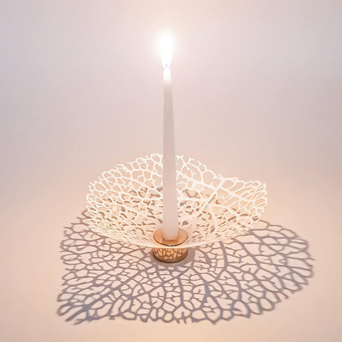 OShadow Leaf Candleholder - Candle Sticks Holder Decor for Coffee Table Decor