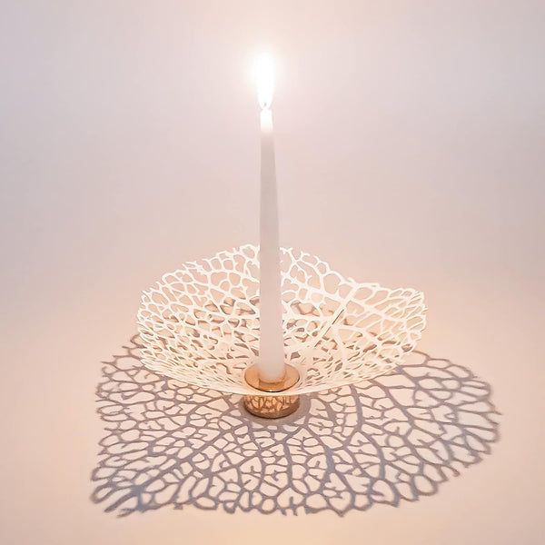 OShadow Leaf Candleholder - Candle Sticks Holder Decor for Coffee Table Decor