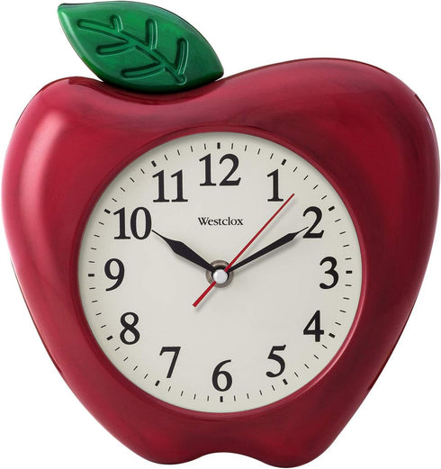 Westclox 10" 3-Dimensional Apple Wall Clock, Model #38038A
