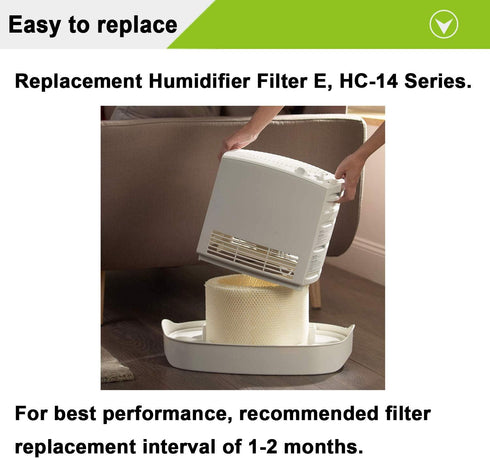 Lemige 3 Pack HC14 Filter E, Compatible with HC-14 Series, Models HCM-6009, HCM-6011, HEV680, HEV685