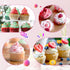 SNAIL GARDEN 38Pcs Silicone Pastry Bags Set, 9Pcs 3 Sizes Reusable Icing Piping Bags, 11 Plastic Couplers, 5 Decorating