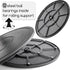Famgee 12 Inch Heavy Duty Lazy Susan Turntable Rotating Swivel Stand with Steel Ball Bearings for Flat Panel Monitors