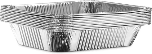 Munfix 30 Pack Aluminum Pans, Disposable 9x13 Baking Pan Chafing Trays for Cooking, Roasting, Storing Food