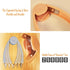 Strawberry Huller Stem Remover, Tomato Corer, Potato Tweezers, Carrot Cutter, Pineapple Peeler (Orange)