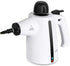 Handheld Steam Cleaner, 9-Piece Accessory Set, White, for Cleaning Couch, Carpet, and Upholstery