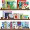 AZSKY Floating Photo Shelves Fair Light Walnut 24 Inch Picture Ledge for