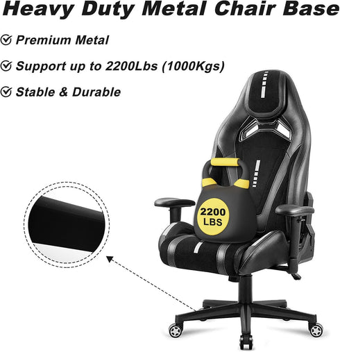 2200 lbs, 28 Inch Office Chair Base Replacement Parts Heavy Duty, Bear Capacity Desk Chair Base Replacement Metal