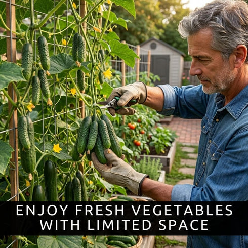 10+ Mini Me Cucumber Seeds for Planting Premium Mini Vegetable Garden Seeds High-Yield Compact Cucumbers