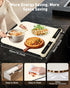 Countertop 7 4H 8s, Food Warming Mats for - Warming Trays for Buffets Party, Silicone Electric Warmer with Level Temp