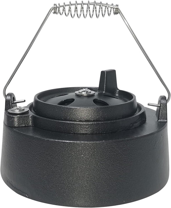 Cast Iron Cap for Big Green Egg Dual Function Metal Top, Daisy