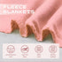 12PCS 60 50 Cozy Fleece Throw Blankets Bulk x in Soft Blankets Fabric Warm Lightweight Wool Blanket Coverlet for Beds